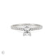 Thumbnail of Heritage - Radiant Cut Diamond Engagement Ring with Eternity Set Band 14k White Gold