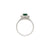 Hero 1ct Green Tourmaline Ring - 14k White Gold