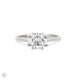 Thumbnail of Hero - Radiant Cut Three Stone Diamond Engagement Ring 14k White Gold