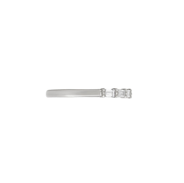 Alternative view of Hero - Eternity Baguette Diamond Ring 14k White Gold