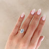 Thumbnail of Moonlight - Oval Diamond Engagement Ring 14k Gold