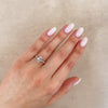 Thumbnail of Moonlight - Eternity Oval Diamond Engagement Ring 14k White Gold