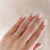 Thumbnail of You, Me & Magic - Round Cut Three Stone Engagement Ring 14k Gold