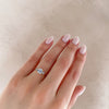 Thumbnail of You, Me & Magic - Round Cut Three Stone Engagement Ring 14k Gold