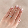 Thumbnail of You, Me & Magic - Round Cut Three Stone Engagement Ring 14k Gold