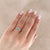You, Me & Magic - Round Cut Three Stone Engagement Ring 14k Gold