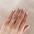 You, Me & Magic - Round Cut Three Stone Engagement Ring 14k Gold