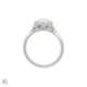 Love Letters - Bezel-Set Lab-Grown Diamond Engagement Ring in 14k White Gold