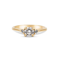 Thumbnail of Love is All 0.5ct Lab-Grown Diamond Engagement Ring - 14k Gold Polished Band