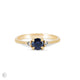 Thumbnail of Love is All - Blue Sapphire Engagement Ring 14k Gold