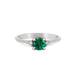 Thumbnail of Love is All - Emerald Ring 14k White Gold