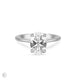 Thumbnail of Moonlight - Oval Diamond Engagement Ring 14k White Gold