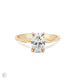 Moonlight - Oval Diamond Engagement Ring 14k Gold
