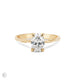 Moonlight - Oval Diamond Engagement Ring 14k Gold