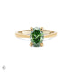 Thumbnail of Moonlight - Green Lab Grown Diamond Engagement Ring 14k Gold