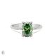 Moonlight - Green Lab Grown Diamond Engagement Ring 14k White Gold