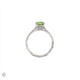 Moonlight - Green Lab Grown Diamond Engagement Ring 14k White Gold