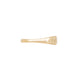 Side profile of the Never Forget Engraved Signet Ring in 14k solid gold with 'Abhaile' engraving, showing the smooth band.