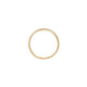 Top-down view of the Never Forget Engraved Signet Ring in 14k solid gold.