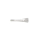 Side profile of the Never Forget Engraved Signet Ring in 14k white gold with 'Abhaile' engraving, showing the smooth band.