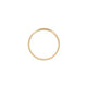 Top-down view of the Never Forget Engraved Signet Ring in 14k solid gold.