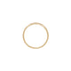 Top-down view of the Never Forget Engraved Signet Ring in 14k solid gold.