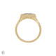 North Star - Diamond Signet East West Ring