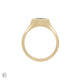 North Star - Diamond Signet East West Ring