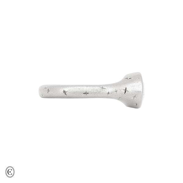 Alternative view of North Star - Diamond Signet East West Ring in White Gold