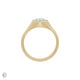 North Star - Diamond Signet North South Ring