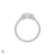 North Star - Diamond Signet North South Ring in White Gold