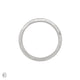 North Star - 5mm Band Ring in White Gold
