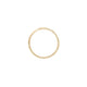 Top-down view of the North Star 14k Gold Band Ring.