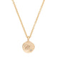 Thumbnail of North Star Lab Grown Diamond Engraved Initial Necklace - 14k Gold