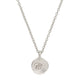 Thumbnail of North Star Lab Grown Diamond Engraved Initial Necklace - 14k White Gold