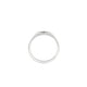 Top-down view of the North Star Lab Grown Diamond Original Signet Ring in 14k white gold.