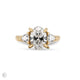 Thumbnail of One in a Trillion 2.4ct Lab-Grown Oval Diamond Engagement Ring - 14k Gold Twig Band