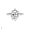 Thumbnail of The Princess Ring Diamond Engagement Ring - 14k White Gold