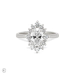 The Princess Ring Diamond Engagement Ring - 14k White Gold