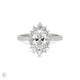 Thumbnail of The Princess Ring Diamond Engagement Ring - 14k White Gold