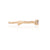 Side profile of the Promise Me Diamond Ring in 14k gold, showcasing the intricate twig band texture.