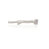 Thumbnail of Side profile of the Promise Me Diamond Ring in 14k white gold, showcasing the intricate twig band texture.