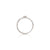 Top-down view of the Promise Me Diamond Ring in 14k white gold.