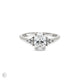 Starlight - Oval Diamond Engagement Ring 14k White Gold