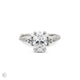 Starlight - Oval Diamond Engagement Ring 14k White Gold