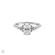 Thumbnail of Starlight - Oval Diamond Engagement Ring 14k White Gold