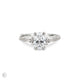 Starlight - Oval Diamond Engagement Ring 14k White Gold