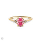 Thumbnail of Starlight - Oval Pink Diamond Engagement Ring 14k Gold