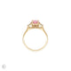 Starlight - Oval Pink Diamond Engagement Ring 14k Gold
