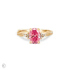 Thumbnail of Starlight - Oval Pink Diamond Engagement Ring 14k Gold